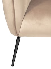 Pacific Cream Lucca Velvet and Metal Sofa - Image 6 of 6