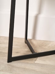 Pacific Grey Ukiah Oak Veneer and Metal Bedside Unit - Image 3 of 6