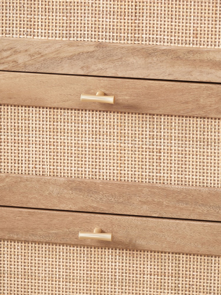Pacific Natural Henrik Rattan 6 Drawer Unit - Image 2 of 6