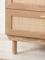 Pacific Natural Henrik Rattan 6 Drawer Unit - Image 3 of 6