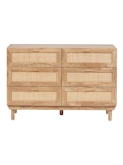 Pacific Natural Henrik Rattan 6 Drawer Unit - Image 5 of 6