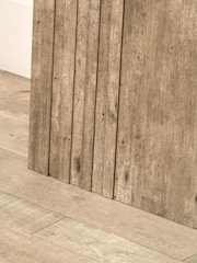 Pacific Grey Elkton Concrete Effect Wood Veneer Console Table - Image 3 of 6