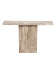 Pacific Grey Elkton Concrete Effect Wood Veneer Console Table - Image 6 of 6