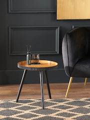 Pacific Natural Hammond Pine Wood Side Table - Image 1 of 6