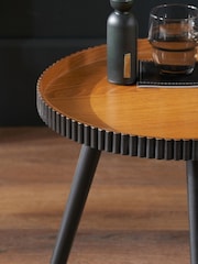 Pacific Natural Hammond Pine Wood Side Table - Image 3 of 6