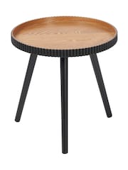 Pacific Natural Hammond Pine Wood Side Table - Image 4 of 6