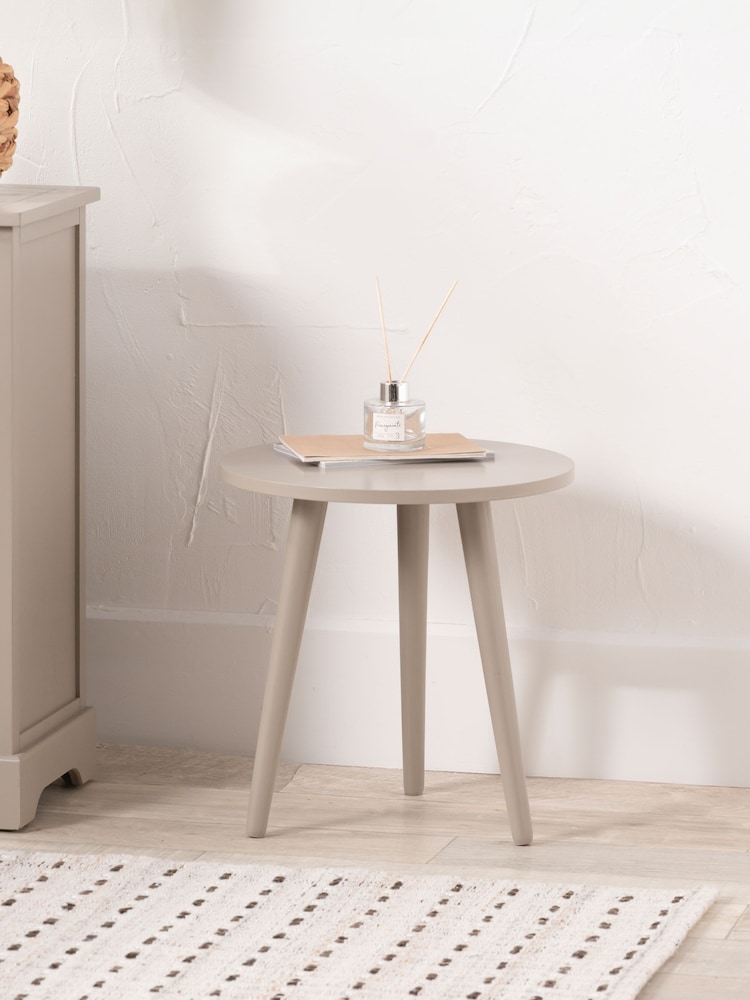 Pacific Grey Devonshire Pine Wood Side Table - Image 1 of 6