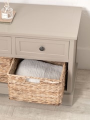 Pacific Cream Devonshire Pine Wood 3 Drawer 3 Basket Unit - Image 2 of 6