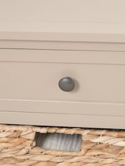 Pacific Cream Devonshire Pine Wood 3 Drawer 3 Basket Unit - Image 4 of 6
