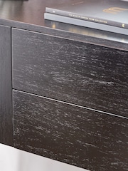 Pacific Black Ukiah Ash Veneer and Metal 2 Door Low Unit - Image 3 of 6