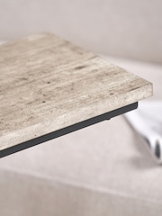 Pacific Grey Soho Concrete Metal Supper Side Table - Image 2 of 6