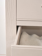 Pacific Natural Fairford Oak and Parchment 5 Drawer Unit - Image 2 of 6