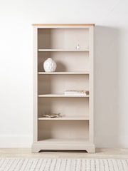 Pacific Natural Fairford Oak and Parchment 5 Shelf Unit - Image 1 of 6