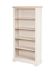 Pacific Natural Fairford Oak and Parchment 5 Shelf Unit - Image 3 of 6