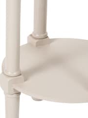 Pacific Grey Heritage Pine Wood Round Accent Table - Image 2 of 6