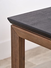 Pacific Black Gio Acacia Wood Dining Table - Image 3 of 6