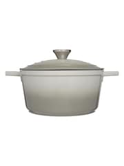 Mary Berry Grey At Home 24Cm Cast Aluminium Round Casserole Dish - Image 1 of 3