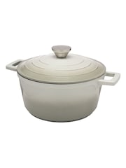 Mary Berry Grey At Home 24Cm Cast Aluminium Round Casserole Dish - Image 2 of 3