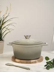 Mary Berry Grey At Home 24Cm Cast Aluminium Round Casserole Dish - Image 3 of 3