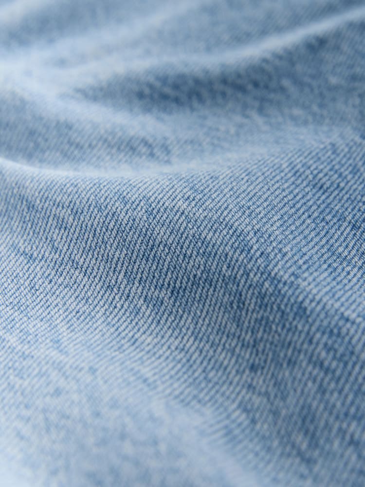 Mid Blue Denim Hourglass Wide Leg Jeans - Image 3 of 3 Mid Blue Denim Hourglass Wide Leg Jeans - Image 3 of 3