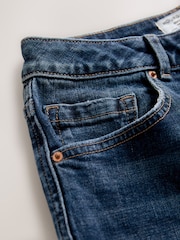 ダークブルー - Hourglass ミッドライズオーセンティックブーツカットジーンズ - 画像 7 / 8