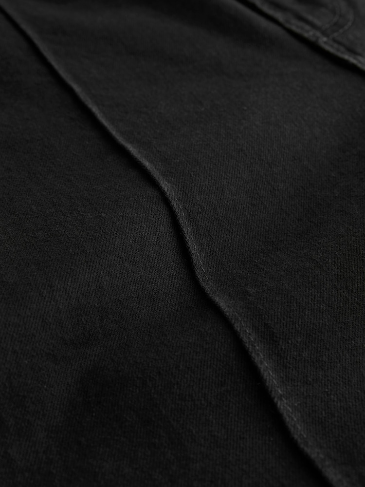 Black Seamed Mid Rise Bootcut Jeans - Image 9 of 9