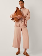 Monsoon Pink Belle Embroidered Pocket Trousers - Image 1 of 5