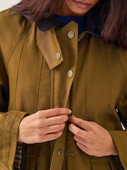 Monsoon Khaki Rosie Corduroy Collar Barn Jacket - Image 2 of 5