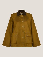 Monsoon Khaki Rosie Corduroy Collar Barn Jacket - Image 5 of 5