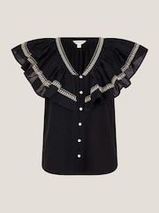 Monsoon Fenn Statement Ruffle Top - Imagen 4 de 4