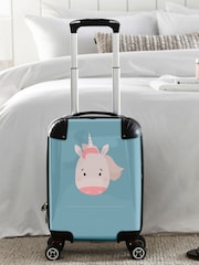 Personalised Unicorn Face Suitcase by Koko Blossom - Image 3 of 7