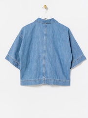 Oliver Bonas Denim Short Sleeve Shirt - Imagen 4 de 7