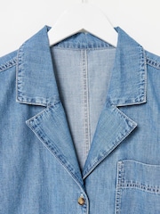 Oliver Bonas Denim Short Sleeve Shirt - Imagen 5 de 7