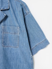 Oliver Bonas Denim Short Sleeve Shirt - Imagen 7 de 7