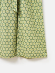 Oliver Bonas Green Sunburst Print Tie Waist Jumpsuit - Image 6 of 6