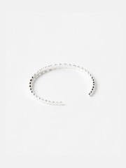 Oliver Bonas Silver Tone Clodagh Engraved Swirl Bangle - Image 2 of 4