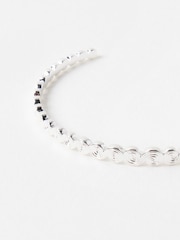 Oliver Bonas Silver Tone Clodagh Engraved Swirl Bangle - Image 3 of 4