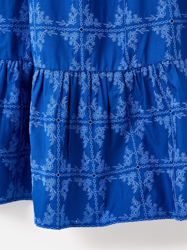 Oliver Bonas Floral Print Broderie Tile Midi Skirt - Bild 5 von 5 Oliver Bonas Floral Print Broderie Tile Midi Skirt - Bild 5 von 5