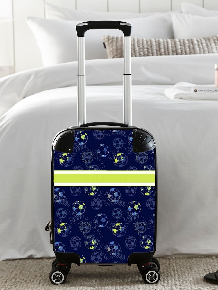 Personalised Football Suitcase by Koko Blossom by Koko Blossom - Image 2 of 4