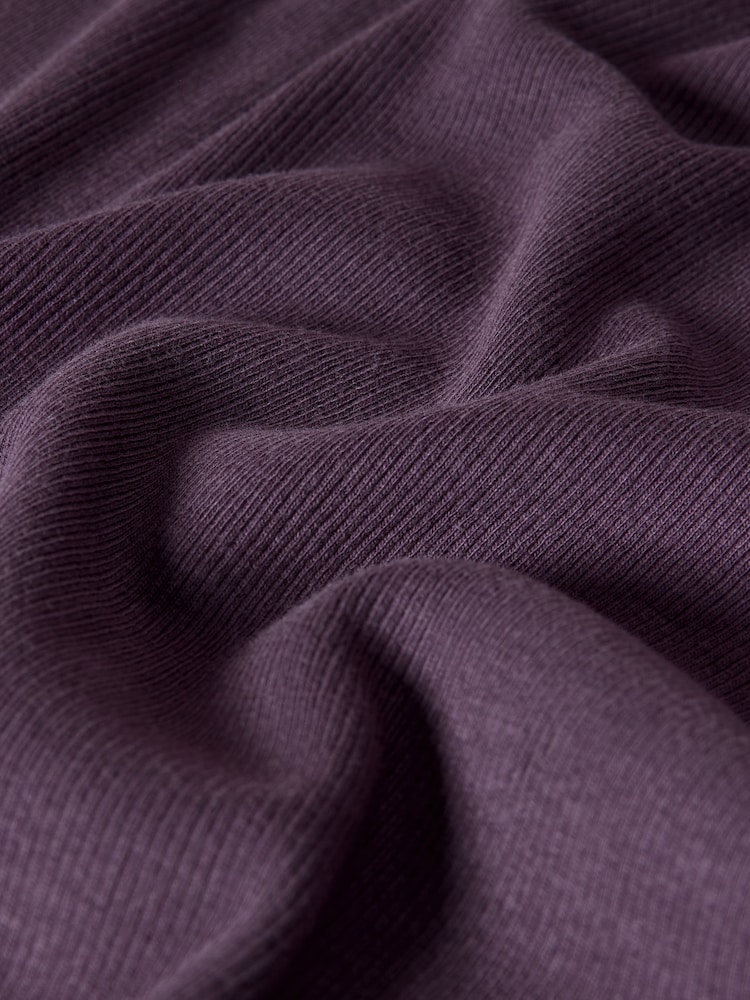 The Set Black/Plum Purple/Chocolate Brown 3 Pack Scoop Back Ribbed Bodycon Dress - Image 2 of 4
