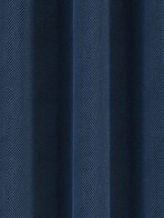 Enhanced Living Navy Chester Thermal Blackout Eyelet Curtains - Image 3 of 4