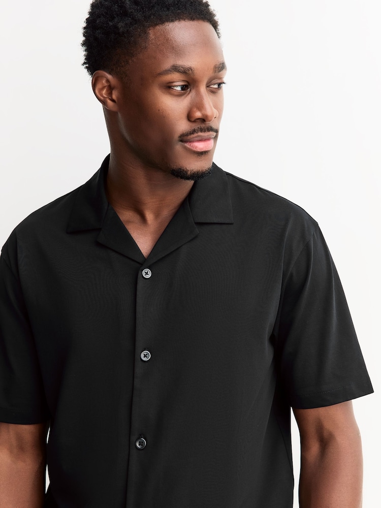 Black 100% Supima Cotton Shirt - Image 4 of 4 Black 100% Supima Cotton Shirt - Image 4 of 4