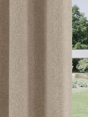 Enhanced Living Natural Dallas Blackout Thermal Pair of Tape Top Curtains - Image 3 of 5