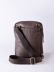 Lakeland Leather Brown Explorer Messenger Bag - Image 2 of 8