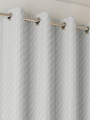 Enhanced Living Grey Tokyo Thermal Room Darkening Eyelet Curtains - Image 2 of 4