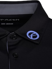 Fazer Mens Hayrose Colour Block Golf Black Polo Shirt - Image 3 of 3