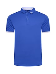 Fazer Blue Mens Leigh Contrast Golf Polo Shirt - Image 1 of 4