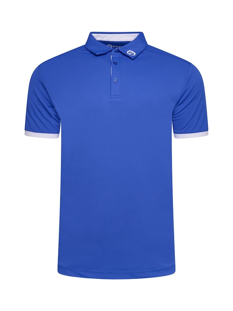 Fazer Blue Mens Leigh Contrast Golf Polo Shirt - Image 1 of 4