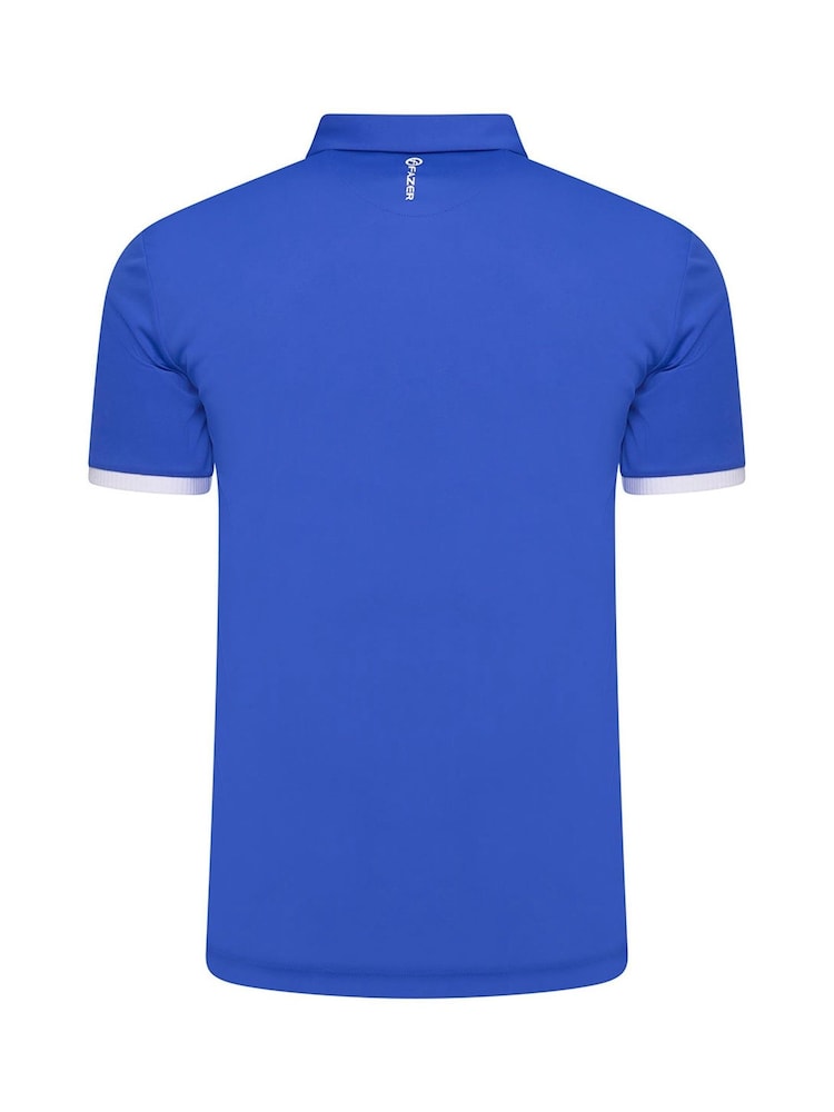Fazer Blue Mens Leigh Contrast Golf Polo Shirt - Image 2 of 4