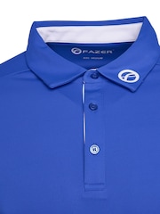 Fazer Blue Mens Leigh Contrast Golf Polo Shirt - Image 3 of 4